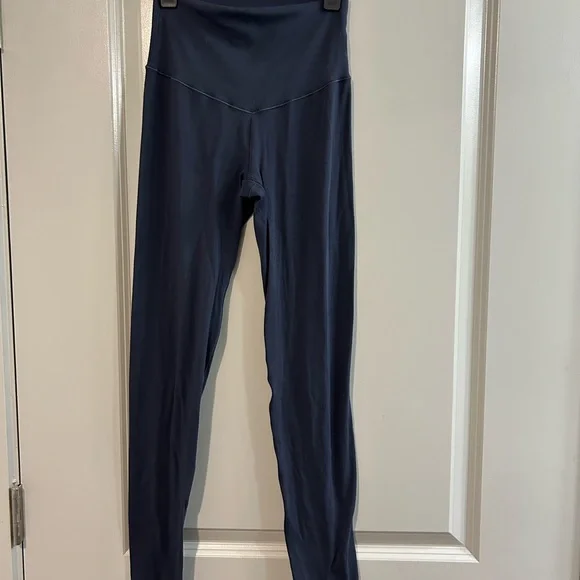 Aerie OFFLINE Crossover Dark Blue Leggings long Inseam - Picture 1 of 3